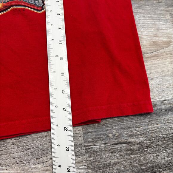 Vintage 90s Power Rangers Mighty Morphin‎ Red Ranger Boys Medium Graphic T-Shirt - Picture 7 of 8